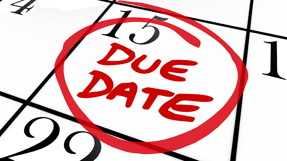 Tax Due Dates for 2017