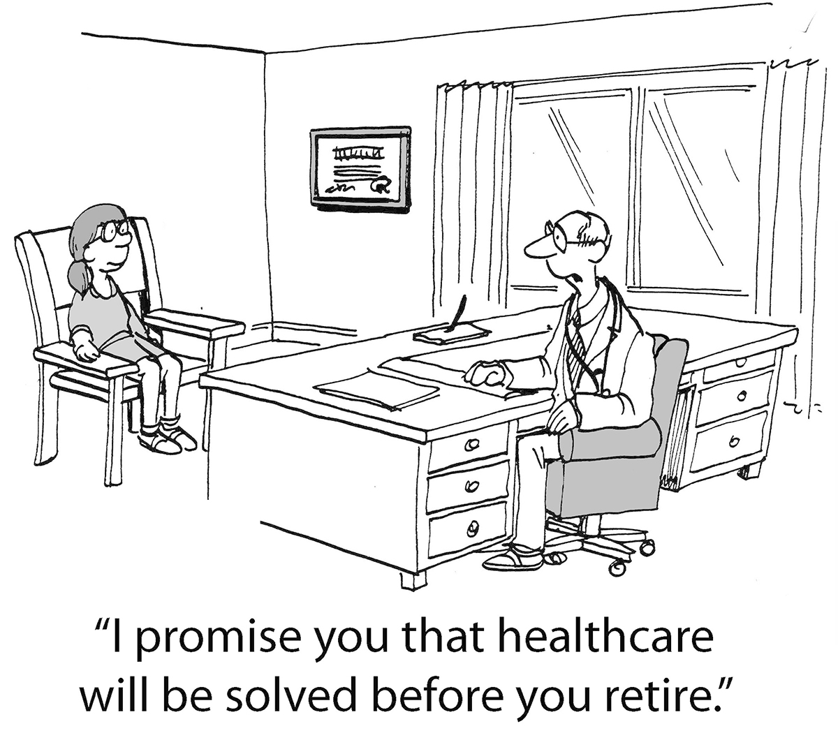 Health care cartoon